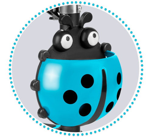 Дитячий самокат триколісний Ricokids Buggy синій