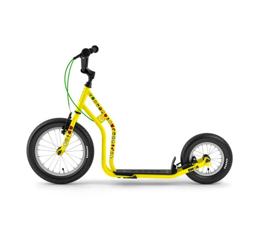 Самокат Yedoo Wzoom Emoji 16/12' - жовтий Самокат Yedoo Wzoom Emoji 16/12' - жовтий