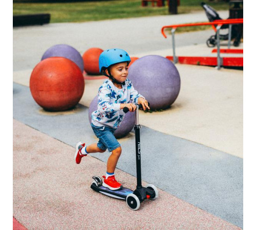 Самокат NILS FUN HLB1310, чорний