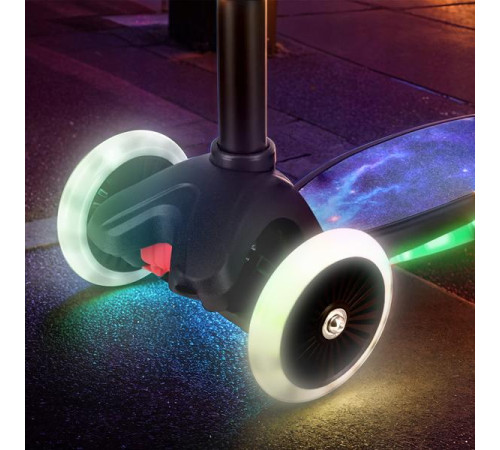 Самокат NILS FUN HLB1310, чорний