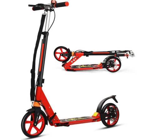 Самокат Costway SP37079RE, червоний