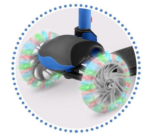 Самокат дитячий триколісний Ricokids Loco блакитний Самокат дитячий триколісний Ricokids Loco блакитний
