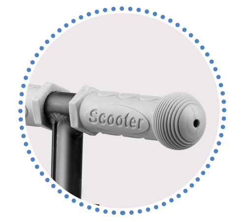 Дитячий самокат триколісний Ricokids Loco синій