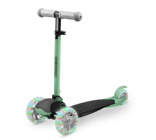 Дитячий самокат триколісний Ricokids Loco зелений