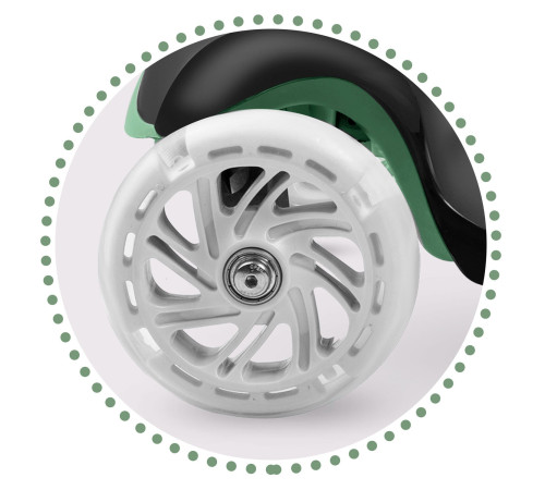 Дитячий самокат триколісний Ricokids Loco зелений