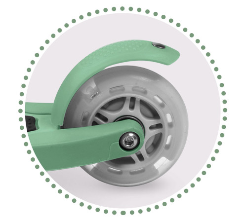 Дитячий самокат триколісний Ricokids Loco зелений