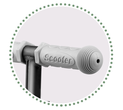 Дитячий самокат триколісний Ricokids Loco зелений