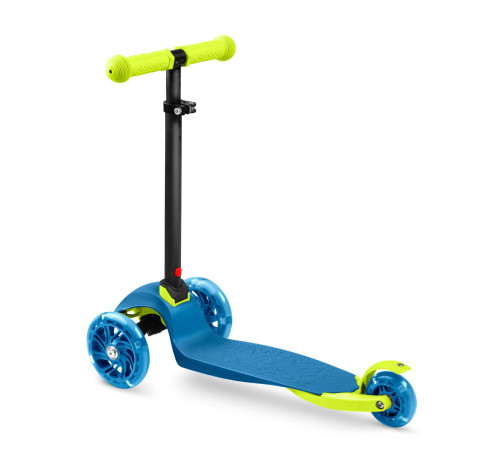 Самокат дитячий триколісний Ricokids Loco блакитно-зелений Самокат дитячий триколісний Ricokids Loco блакитно-зелений