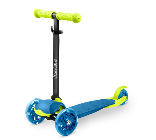 Самокат дитячий триколісний Ricokids Loco блакитно-зелений Самокат дитячий триколісний Ricokids Loco блакитно-зелений