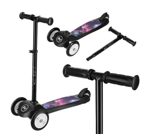 Самокат NILS FUN HLB1503, чорний