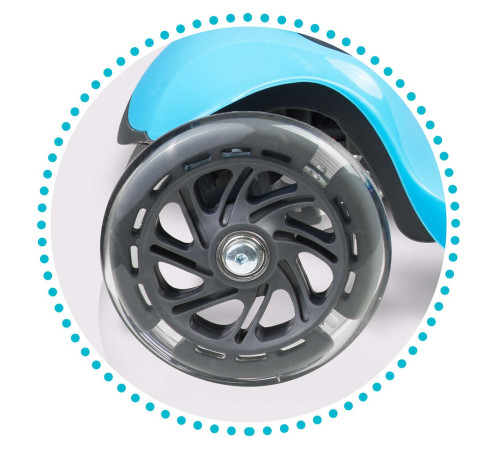 Дитячий самокат триколісний Ricokids Loco блакитний