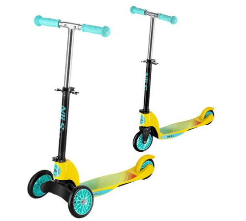 Самокат 2 в1 NILS FUN HLB202, лаймовий