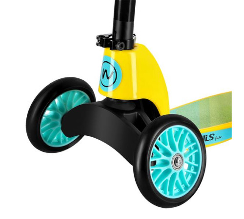 Самокат 2 в1 NILS FUN HLB202, лаймовий