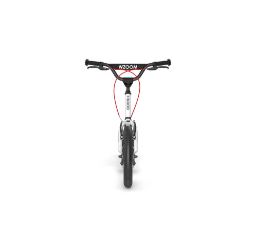 Самокат Yedoo Wzoom Y30 16/12' - білий Самокат Yedoo Wzoom Y30 16/12' - білий
