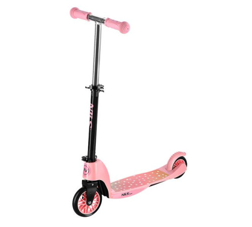 Самокат 2в1 NILS FUN HLB202, рожевий