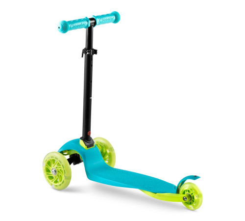 Самокат дитячий триколісний Ricokids Loco бірюзовий Самокат дитячий триколісний Ricokids Loco бірюзовий