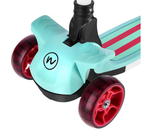 Самокат світлодіодний NILS FUN HLB10 (бірюзовий) Самокат світлодіодний NILS FUN HLB10 (бірюзовий)