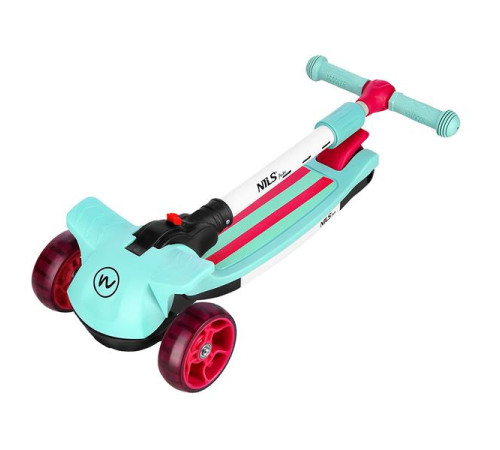Самокат світлодіодний NILS FUN HLB10 (бірюзовий) Самокат світлодіодний NILS FUN HLB10 (бірюзовий)