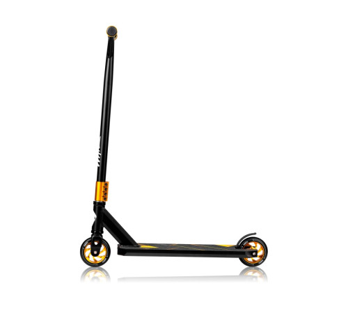 Дитячий самокат Lionelo WHIZZ BLACK CARBON YELLOW