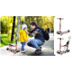Самокат дитячий триколісний Ricokids Todi бежевий