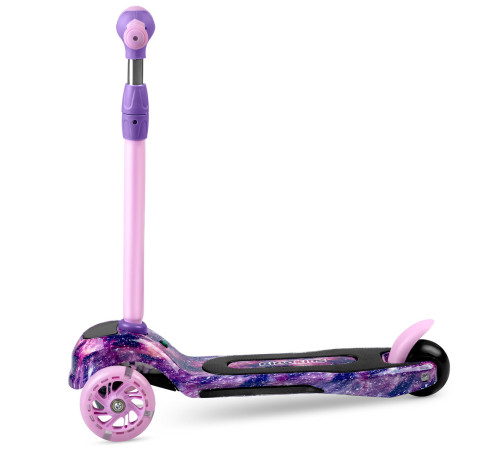 Дитячий самокат триколісний Ricokids Piko рожево-фіолетовий