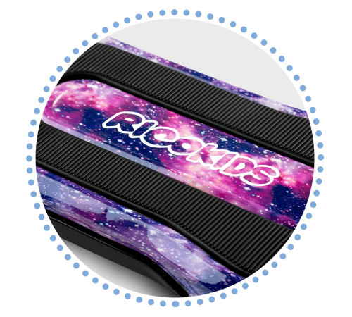 Дитячий самокат триколісний Ricokids Piko рожево-фіолетовий