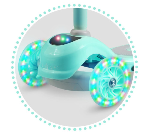 Самокат дитячий триколісний Ricokids Piko м'ятний Самокат дитячий триколісний Ricokids Piko м'ятний