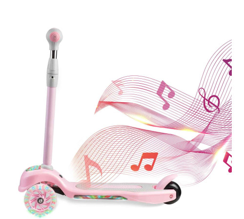 Самокат дитячий триколісний Ricokids Piko рожевий Самокат дитячий триколісний Ricokids Piko рожевий