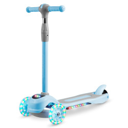 Дитячий самокат триколісний Ricokids Piko блакитний