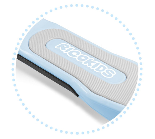 Дитячий самокат триколісний Ricokids Piko блакитний