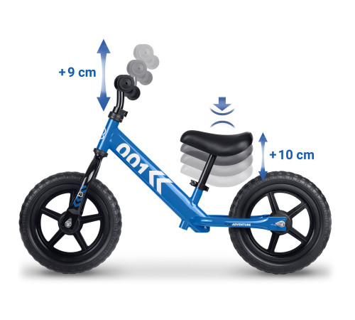Біговел Ricokids RK-607 12" синій
