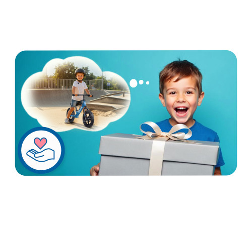 Біговел Ricokids RK-607 12" синій