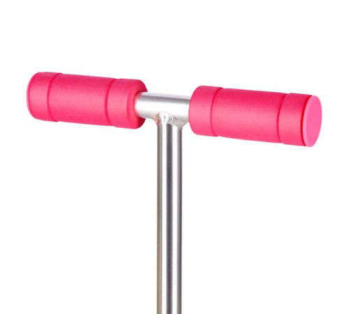 Дитячий самокат триколісний NILS FUN HLB001 рожевий