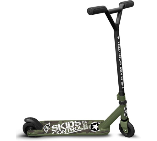 Дитячий самокат фрістайл Skids Control Military зелений