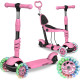 Самокат дитячий триколісний Ricokids Todi рожевий