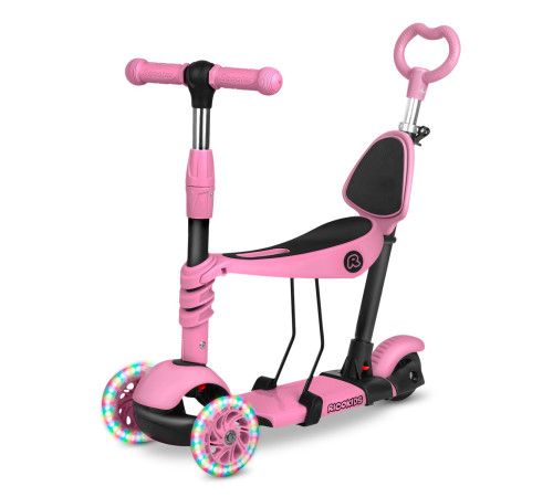 Дитячий самокат триколісний Ricokids Todi рожевий