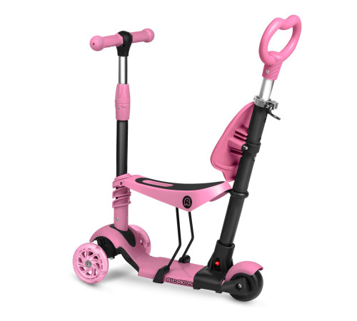 Дитячий самокат триколісний Ricokids Todi рожевий