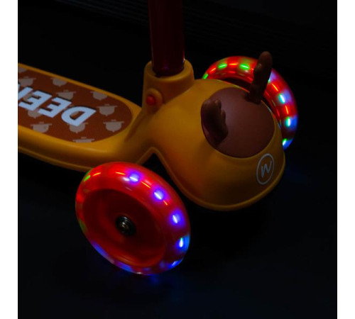 Самокат NILS FUN HLB02 (олень) Самокат NILS FUN HLB02 (олень)