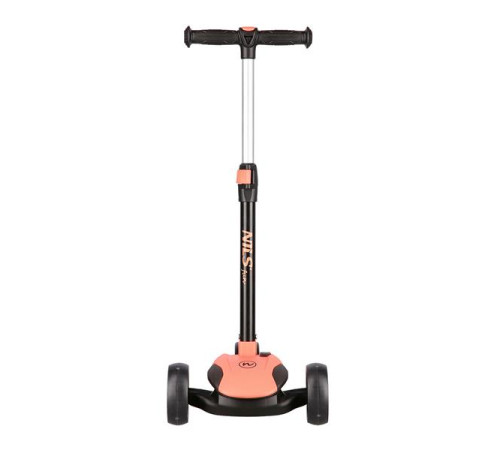 Дитячий самокат триколісний NILS FUN HLB122 рожевий