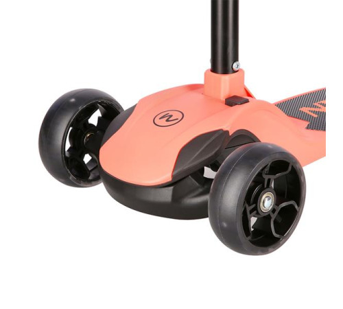 Дитячий самокат триколісний NILS FUN HLB122 рожевий