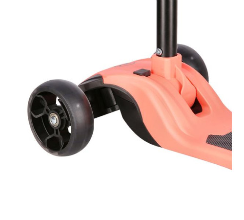 Дитячий самокат триколісний NILS FUN HLB122 рожевий