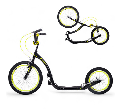 Самокат inSPORTline Runelk II жовто-чорний