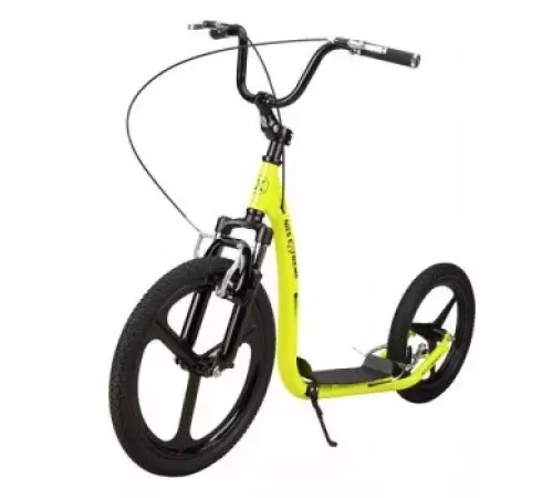 Самокат з надувними колами WHS300 20/16'' NILS EXTREME - жовто-чорний Самокат з надувними колами WHS300 20/16'' NILS EXTREME - жовто-чорний
