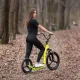 Самокат з надувними колами WHS300 20/16'' NILS EXTREME - жовто-чорний