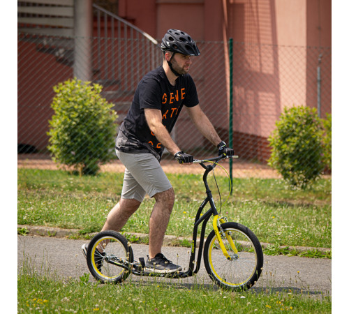 Самокат inSPORTline Disparo V-Brake жовто-чорний