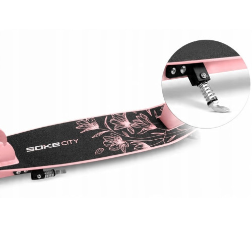 Самокат Soke City 1591 чорно-рожевий