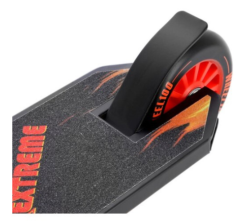 Самокат HS100-5 SKULL TRICK NILS EXTREME - чорно-червоний Самокат HS100-5 SKULL TRICK NILS EXTREME - чорно-червоний