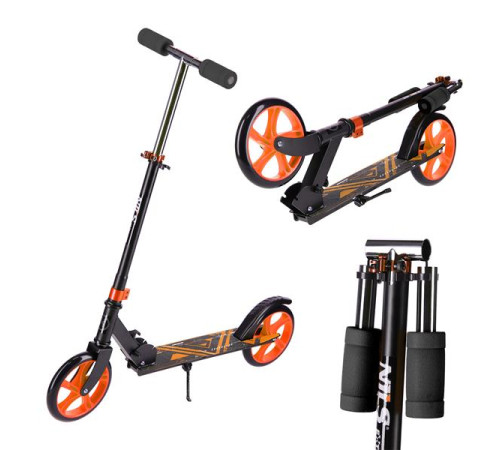 Самокат Nils Extreme HM0106 помаранчево-чорний