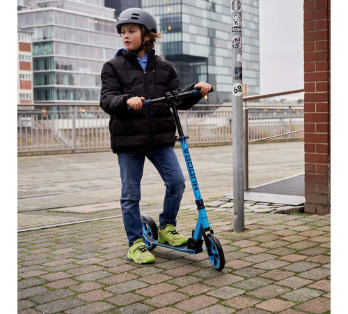 Самокат HUDORA BigWheel Up 200, блакитний
