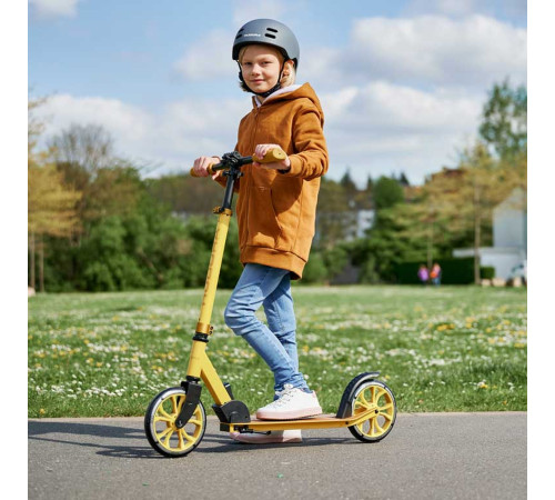 Самокат Hudora BigWheel Up 200, жовтий
